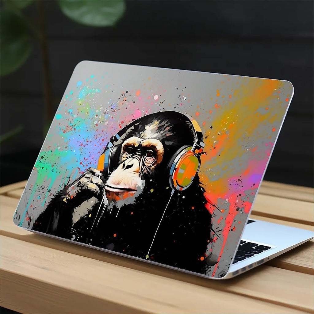 Compatible with MacBook Air 13.3 13.6 Inch Case 2022 2021 2020 2019 Plastic Hard Shell Case Cover,13.3 Pro(A1706/A1708/A1989/A2159/A2289/A2338), Monkey