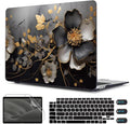 CISSOOK Compatible with MacBook Air 13 inch Case 2021 2020-2018 Release M1 Chip A2337 A2179 A1932 with Touch ID, Plastic Hard Shell Case + Keyboard Cover + Screen Protector, Abstract Oil Painting