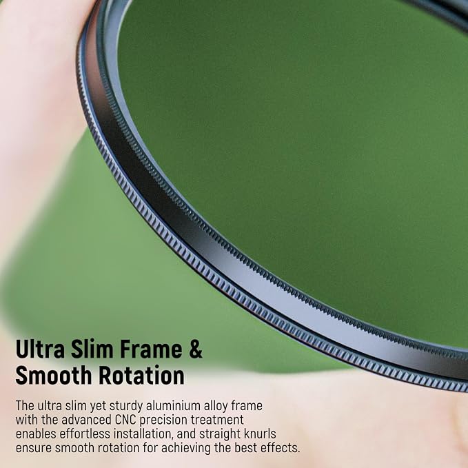 NEEWER 82mm Polarizer Filter, 24 Layer Multi Resistant Nano Coated MC CPL - Image 7