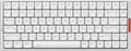 IQUNIX MQ80 Low Profile Mechanical Keyboard for Work and Gaming Tri Mode Wireless Wired CNC Aluminum Hot Swappable RGB Backlit Long Battery Life VIA Support (Silver)