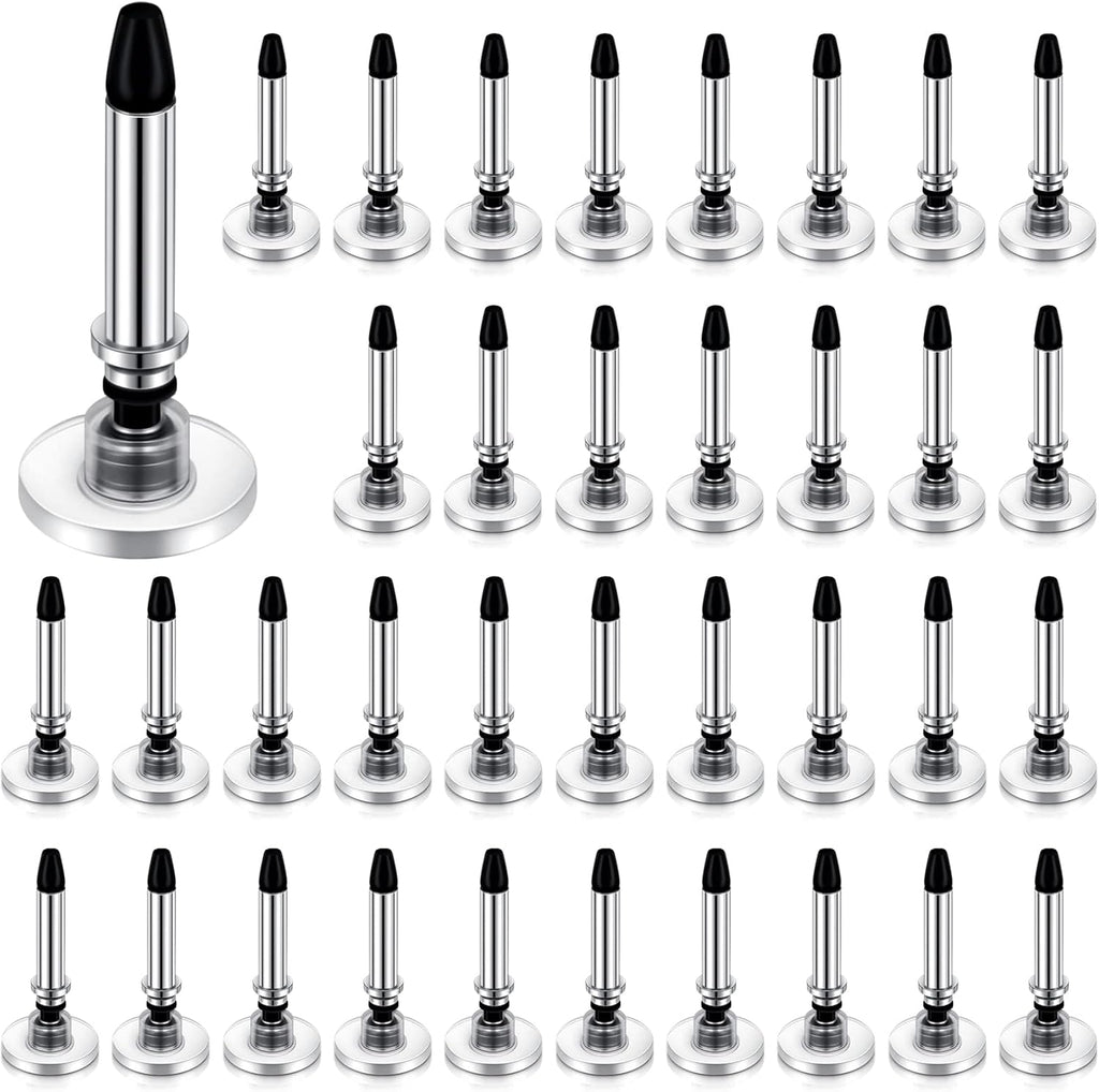 Yexiya 36 Pieces Stylus Pen Tips Replacement Tips Only High Precision Replaceable Stylus Pen Disc Tops Universal Round Shape Penpoint for Touch Screen Devices Daily Using Supplies