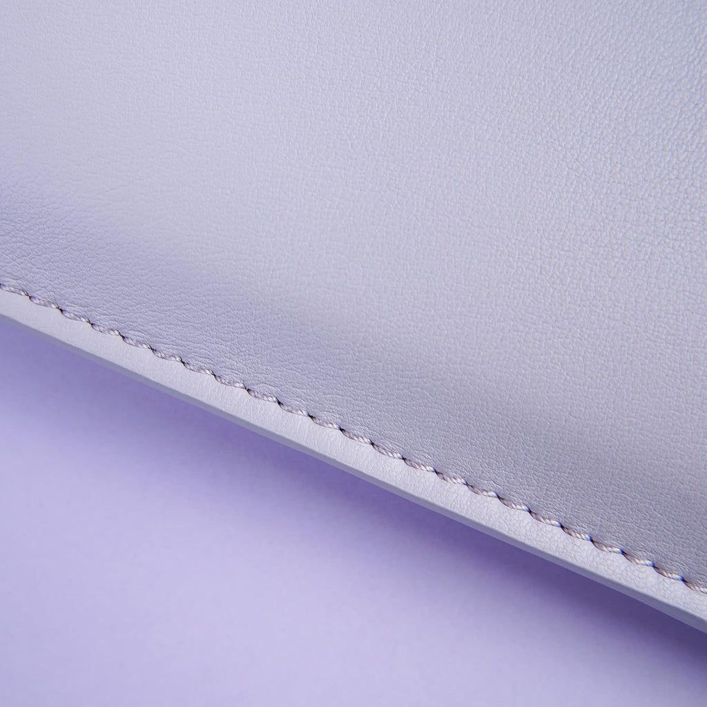 Laptop Sleeve 13 Inch Compatible with New MacBook Air 13 2018-2024, MacBook Pro 13 2016-2022 Color Light Purple