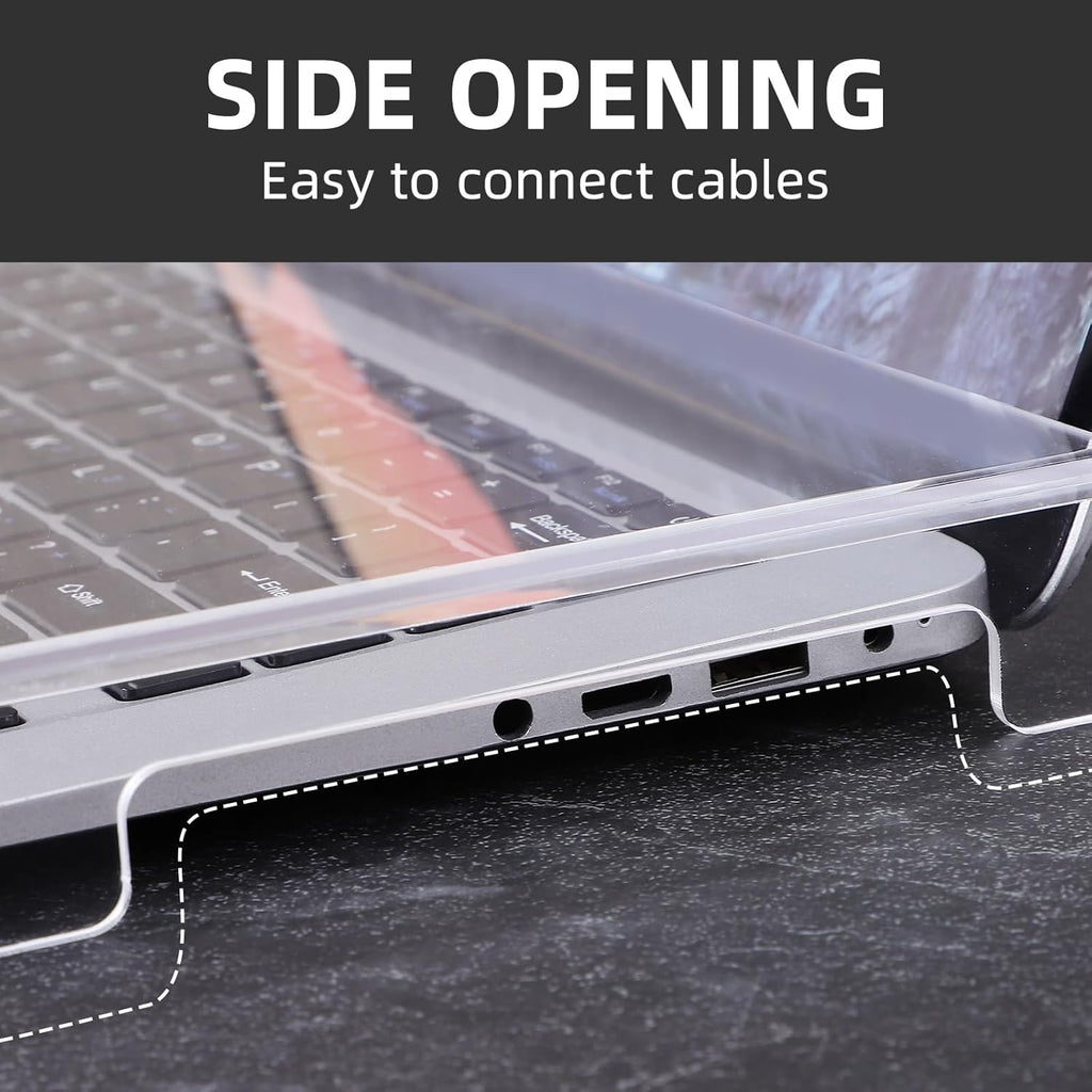 Laptop Keyboard Protector Cover Acrylic Clear Laptop Dust Case Anti-Cat Keyboard Cover Computer Mechanical Transparent Protector Suitable for 14inch Computer (13.8 * 9.8 * 0.6 Inch)