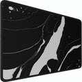 Large Mouse Pad, 31.5x15.7 inch Large Extended Computer Keyboard Mouse Mat, Water Resist Non-Slip Mousepad Rubber Base Long XXL Desk Mouse Pad for Work & Gaming, Office & Home, Black White