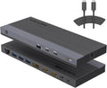 WAVLINK USB C Docking Station Dual Monitor Triple Display USB Type C to Dual HDMI Dock, 2 HDMI, DisplayPort, 100W PD3.0 for Laptop, Ethernet, 4 USB 3.0, 2 USB C, Audio