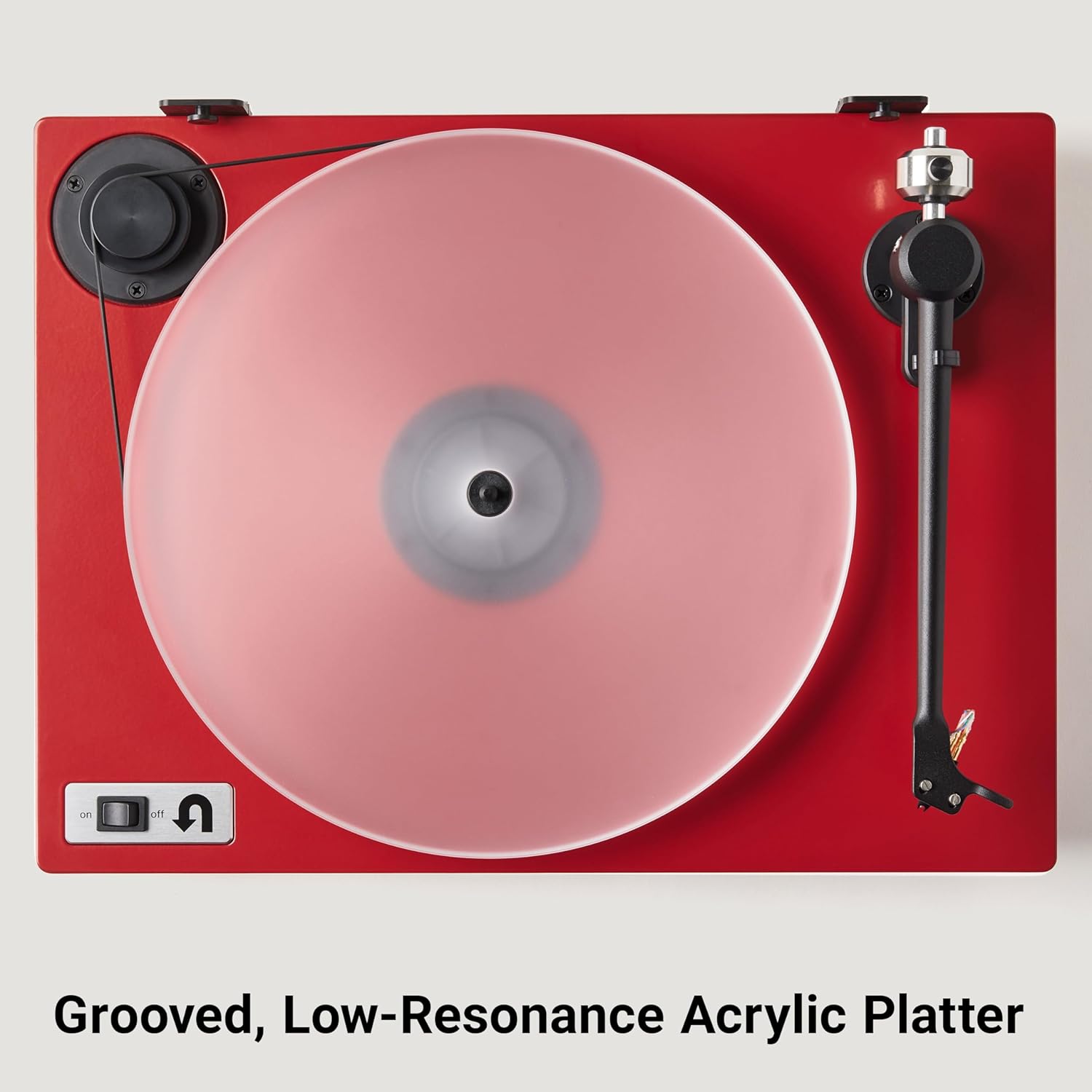 U-Turn Audio - Orbit Plus (Gen 2) Turntable with Built-in Preamp, Red