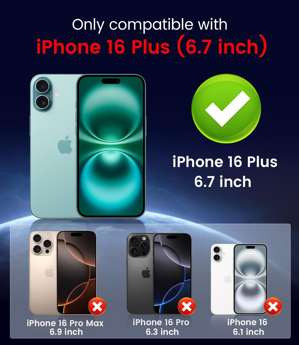 Magnetic for iPhone 16 Plus Case [Compatible with MagSafe][Built-in Camera Lens Protector] Slim Soft Silicone Bumper Shockproof Metallic Luster Phone Case (Green)