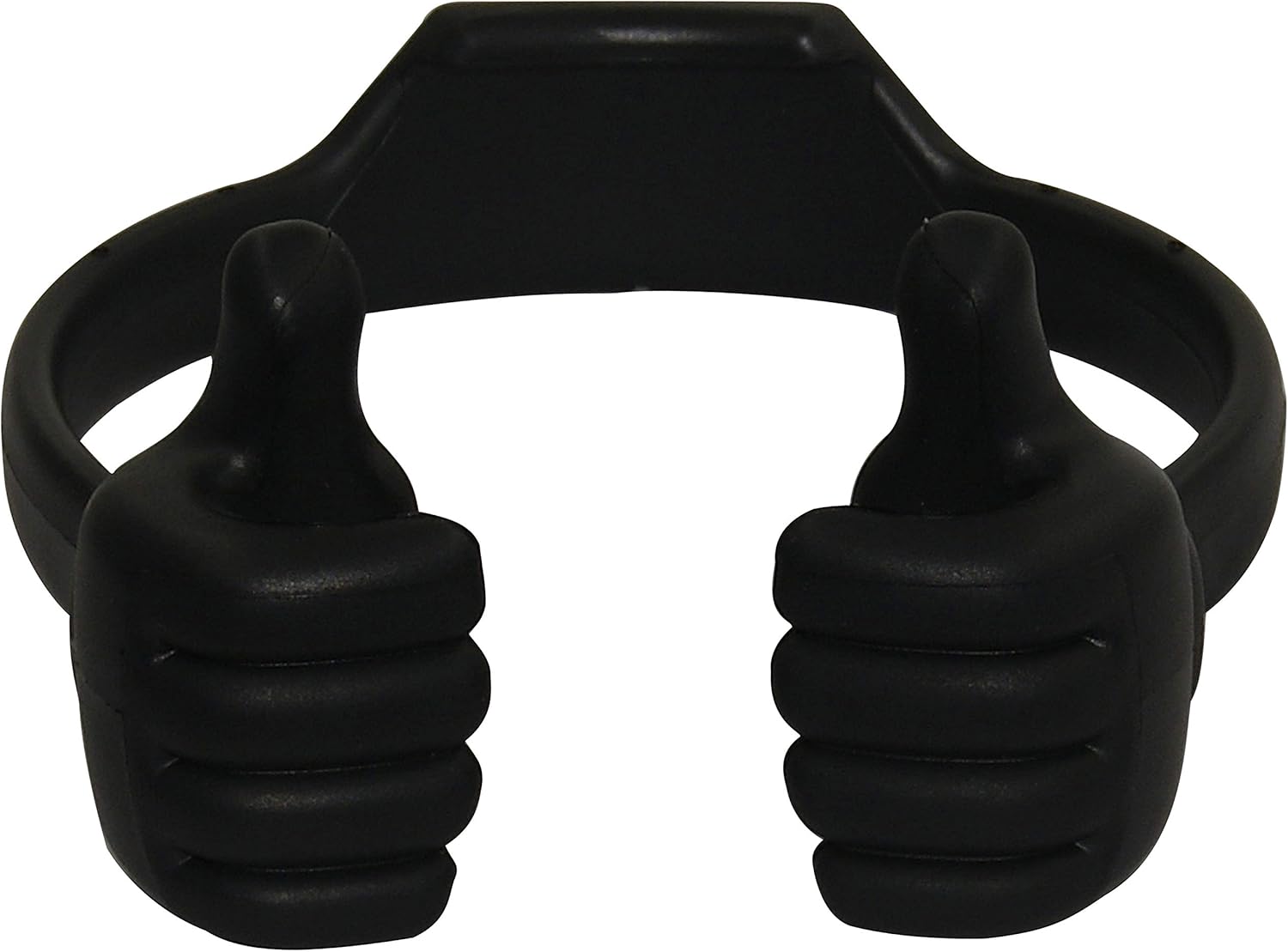 Honsky Thumbs-up Cell Phone Stand Holder, Tablet Stand Cradle for Desk Desktop Smartphone Cellphone Mobile Phone Tablets – Universal Adjustable Flexible, Black