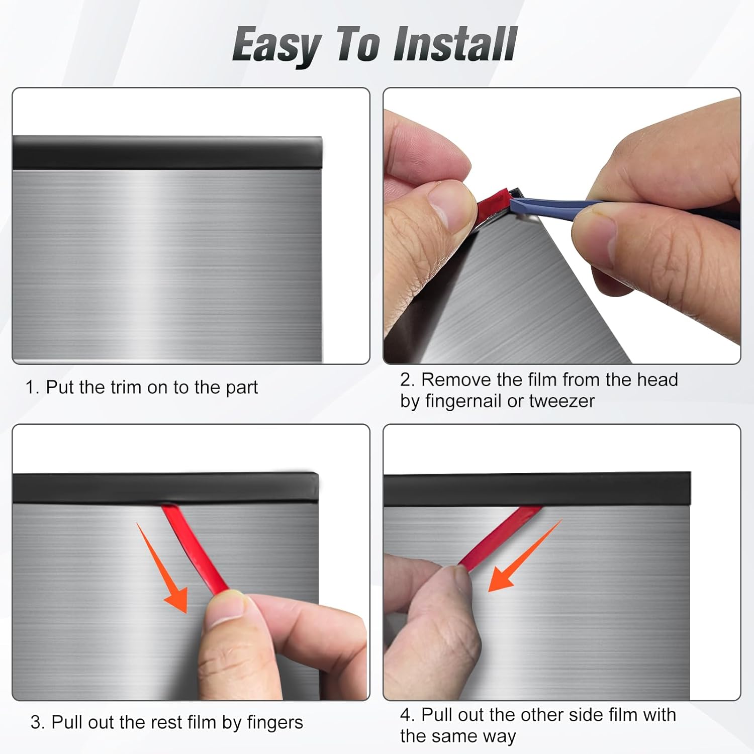 Rubber Edge Trim, Self Adhesive U Channel Edge Trim, U Shaped Trim for Plywood, Glasses, Mirror, Flexiglass, Sharp Edge Parts, Fit for 1/4", Length 20Ft, Black Color, Peel and Stick Plastic Trims