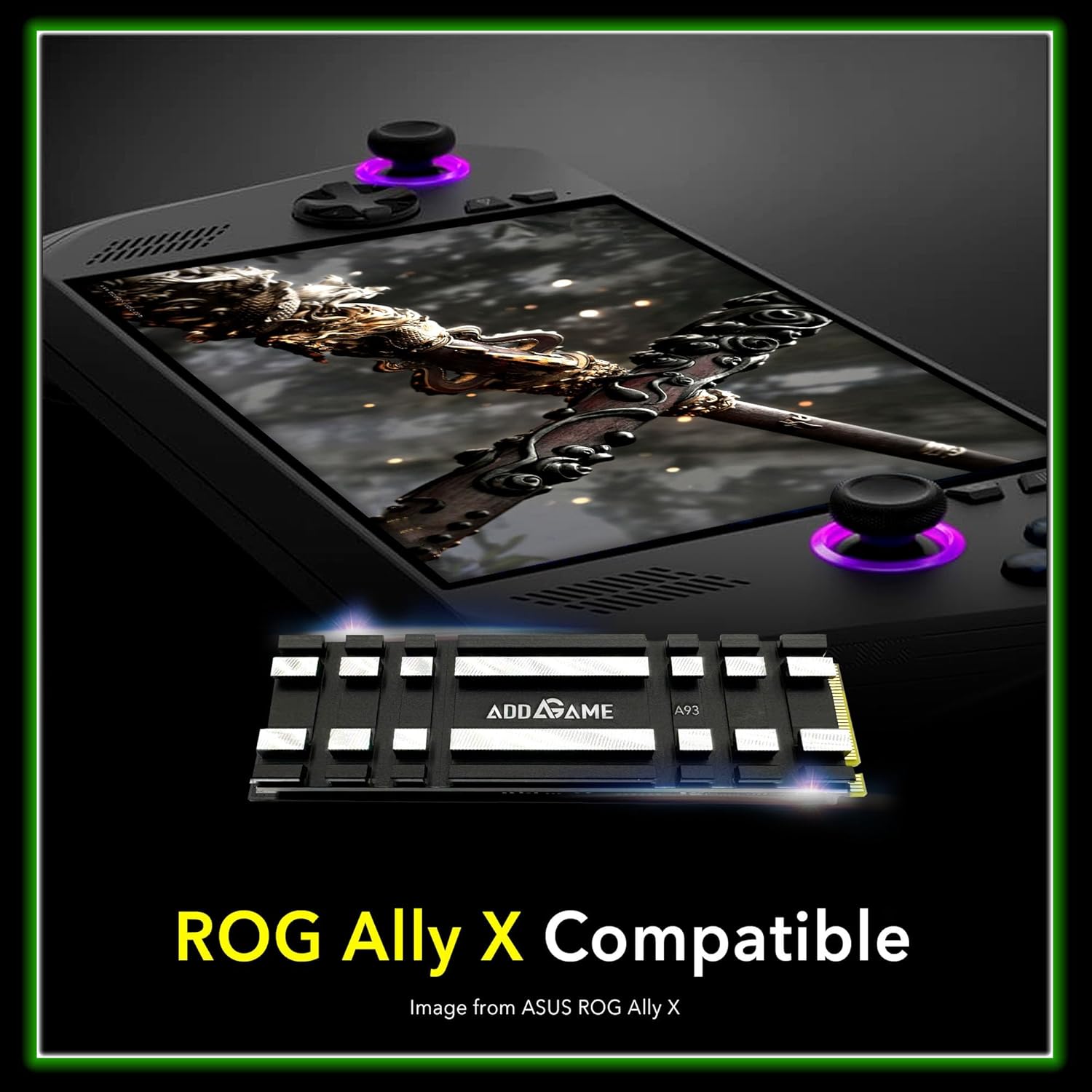 Addlink A93 4TB Storage Expansion for PS5 Console with Heatsink, Up to 7400mb/s, Gen 4 PCIe NVMe m.2 2280, SLC Cache Internal Solid State Drive(‎ad4TBA93M2P)