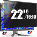 Magnetic 22 Inch Privacy Screen for Frameless Computer Monitor 16:10 Aspect Ratio,Hanging Blue Light Screen Protector Eye Protection Anti-Spy Shield, 22in Removable Privacy Filter