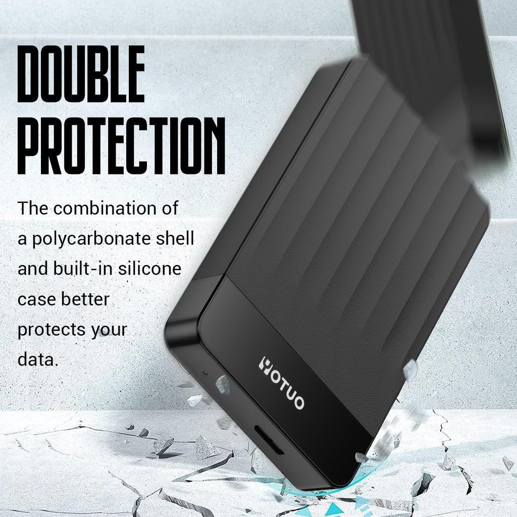 Portable External Hard Drive Storage Expansion Mobile HDD USB 3.0 for PC, Mac, Desktop, Laptop, PS4, PS5, Xbox One X/S, Xbox 360, Xbox Series X/S, Office & Game (Black, 320GB)