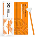 K&F CONCEPT 6 Pack Full-Frame Sensors Cleaning Swabs, DSLR SLR Digital Camera Dry CCD CMOS Clean Swabs Compatible with Nikon Sony Canon DSLR Camera Sensor, 24mm x 20mm