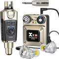Xvive U45T9 Wireless in Ear Monitor System 5.8ghz with T9 2BA Drivers IEM Earphone, IEM System Transmitter and Bodypack Receiver for Studio, Band Rehearsal, Live Performance, Channel Scan Mode