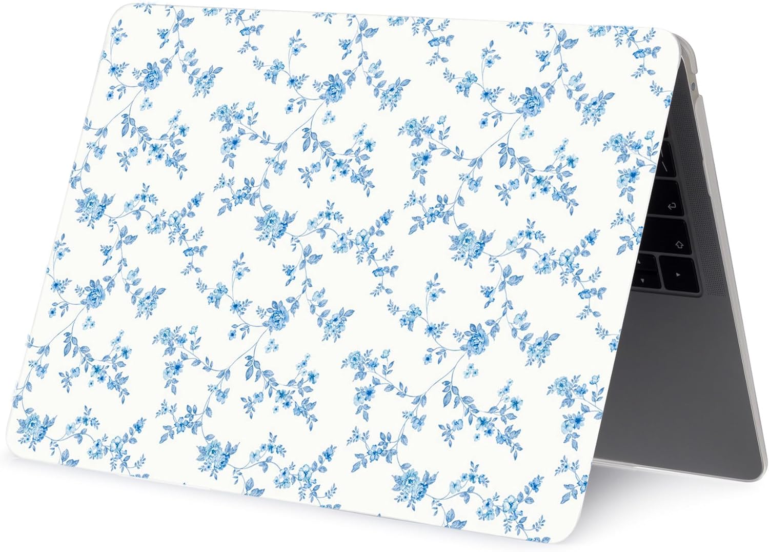 LanBaiLan Compatible for MacBook Pro 13‘’ with Touch Bar 2022 2021 2020 2019 2018 2017 2016 Release M1 M2 A2338 A2289 A2251 A2159 A1989 A1706 A1708 Protective Case & Keyboard Cover, Engraved Floral