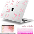 Case for MacBook Pro 13 inch with/Without Touch Bar (2016-2022, M2 A2338 M1 A2289 A2251 A2159 A1989 A1706 A1708), Hard Shell + Keyboard Cover + Dust Plug, Star Bow