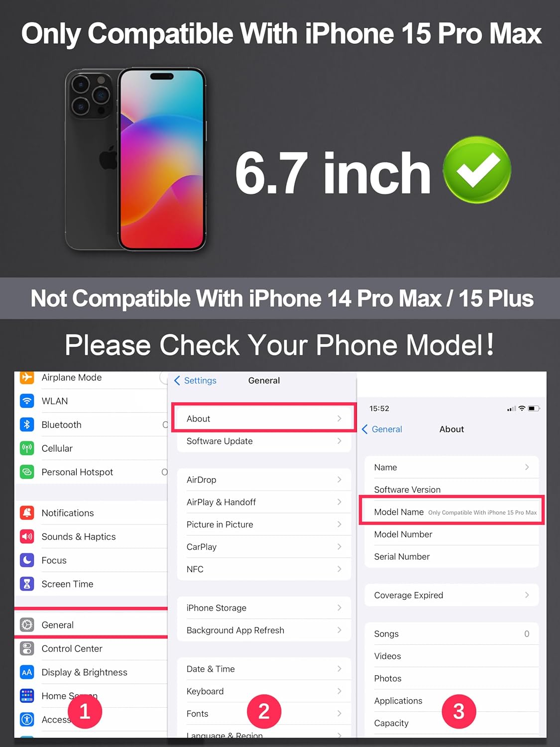 Compatible for iPhone 15 Pro Max Privacy Screen Protector 6.7 Inch, Purple Gradient Anti Spy Anti Blue Light HD Screen Protector Tempered Glass Easy Installation