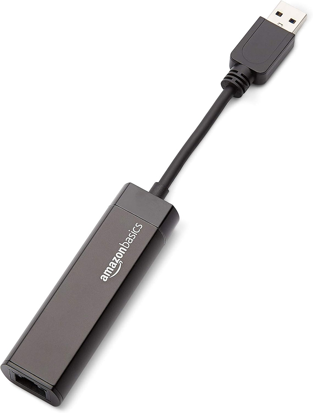 Amazon Basics USB 3.0 to 10/100/1000 Gigabit Ethernet Internet Adapter, 10-Pack, Black