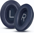 Headphones Replacement Ear Pads, Protein Leather earpad Cushions for Bose QuietComfort 45（QC45） Headphones, Softer Memory Foam - Navy Blue