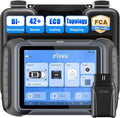 XTOOL D8W OBD2 Scanner Diagnostic Tool Wireless Bidirectional Scan Tool with Topology, ECU Coding, 42 Reset, Active Tests, Crankshaft Relearn, All System PMI, CANFD/DoIP FCA, 3-Yr Update