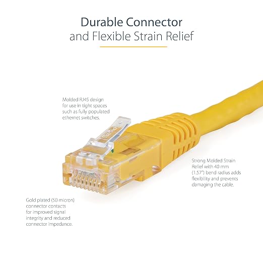 StarTech 8ft CAT6 Ethernet Cable - Image 3