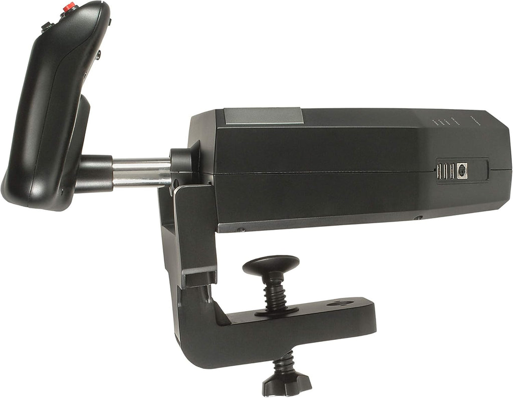 Logitech G PRO Flight Yoke System, Professional Simulation Yoke and Throttle Quadrant, 3 Modes, 75 Programmable Controls, Configurable Knobs, Steel Shaft, USB, PC - Black