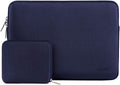 MOSISO Laptop Case 15 inch, 15 inch Laptop Sleeve Bag Compatible with MacBook Air 15 M4 A3241 M3 A3114 M2 A2941 2025 2024 2023, Dell XPS 15, Neoprene Computer Sleeve Bag with Small Case, Navy Blue