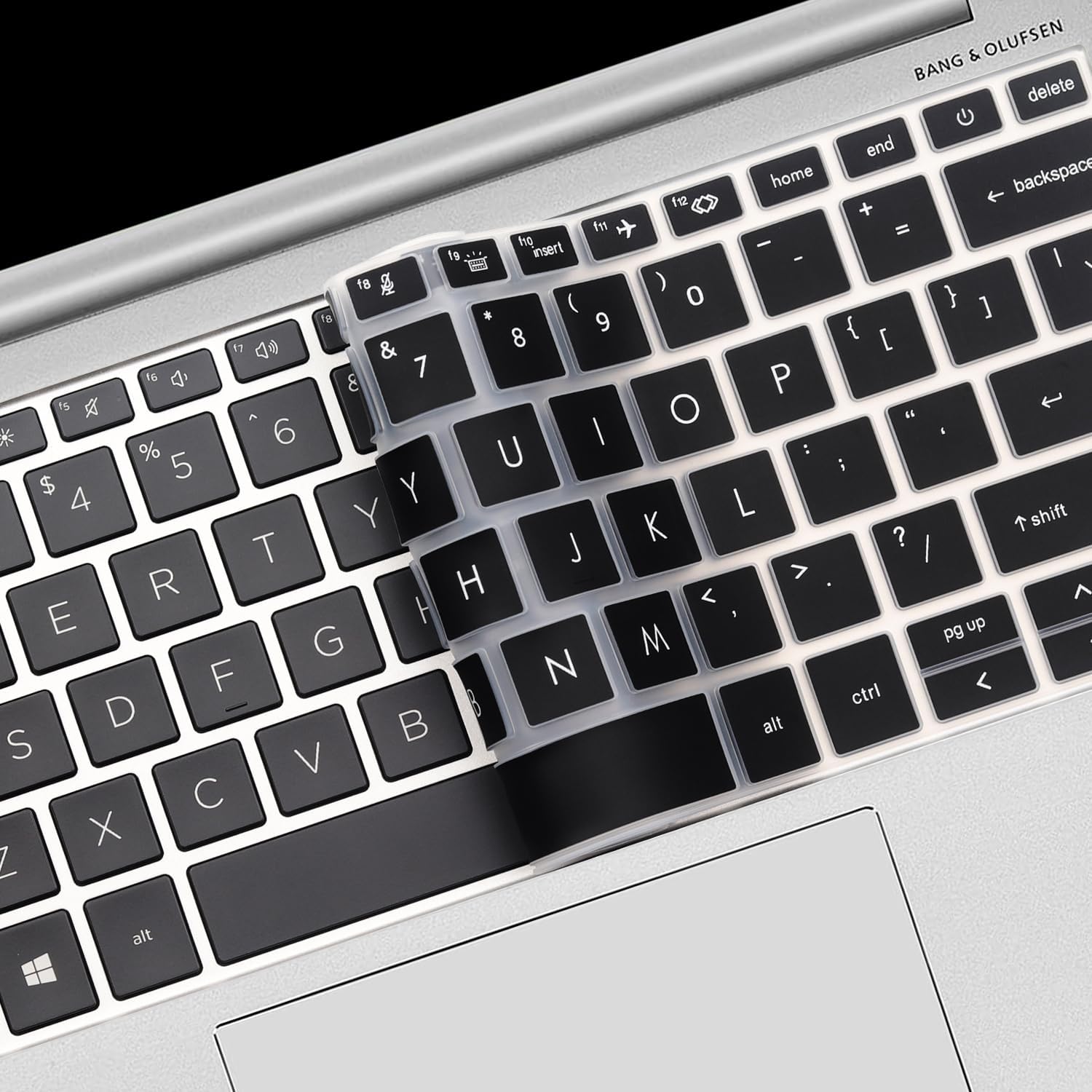 Keyboard Cover for HP EliteBook 830 835 840 845 1040 G9 G10 2024 2023 2022 13.3 14 inch Laptop Accessories Keyboard Protective Skin (Not fit The 830/840/845/1040 G11 G8 G7 G6 G5 G4 G3)-Black