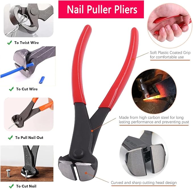 2PCS Upholstery Staple Remover Tool，Heavy Duty Staple Puller Kit - Image 3