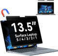 Magnetic Privacy Filter Compatible with 13.5 Inch Surface Laptop 5/4/3/2/1, Removable Anti-Glare Blue Light Laptop Privacy Screen Black Security Private