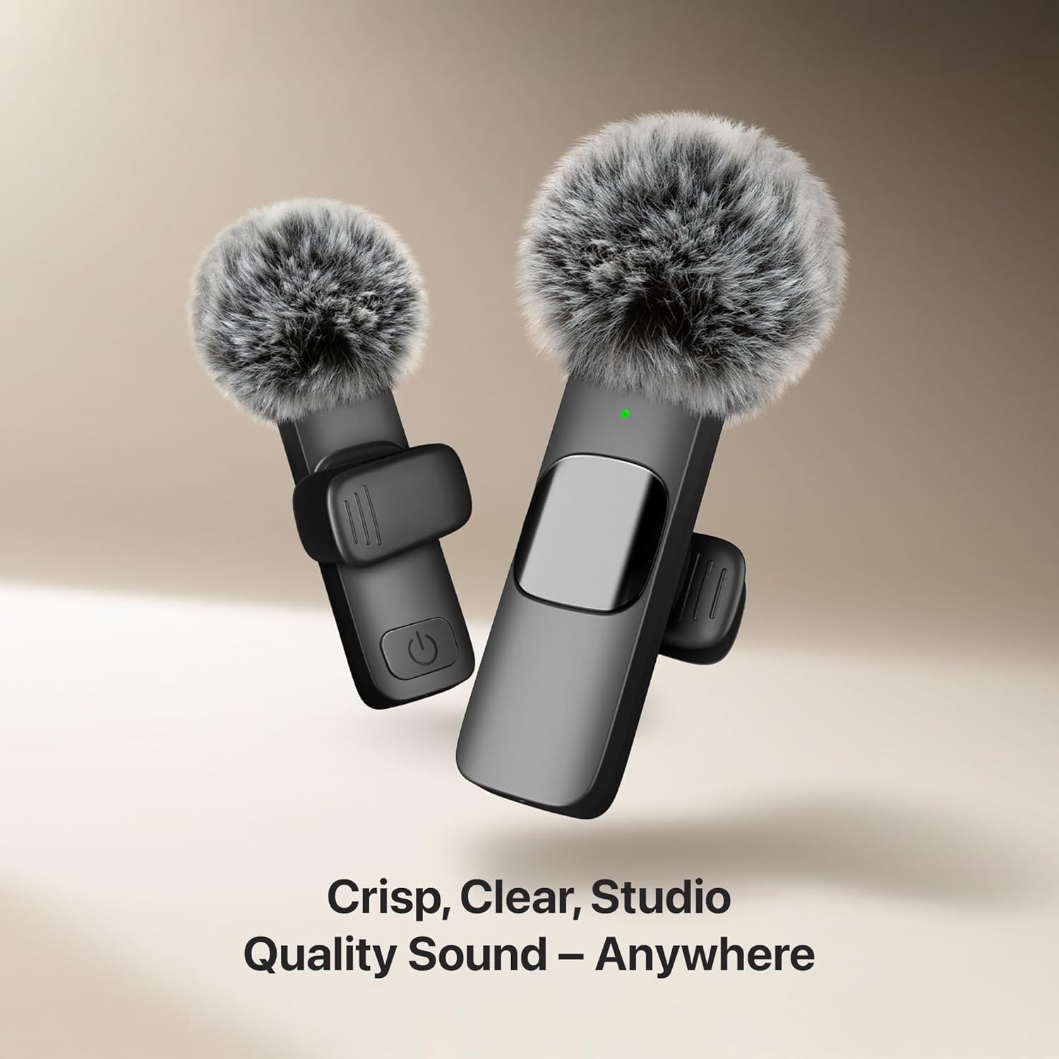 Mini Mic Pro (Latest Model - Wireless Microphone for iPhone, iPad, Android, Lavalier Microphone for Video Recording - iPhone Mic Crystal Clear Recording with USB-C for Podcast (iPhone 14 & Below)