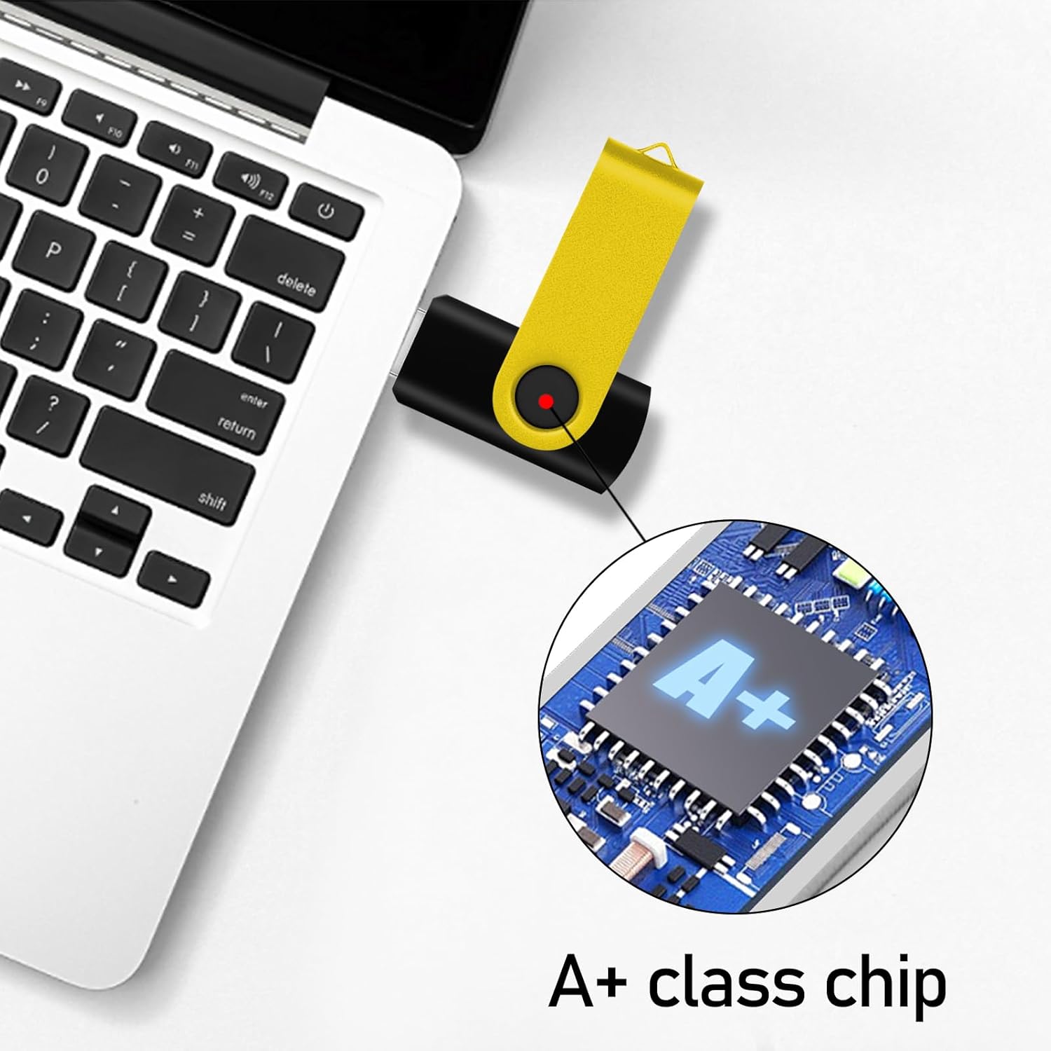 EASTBULL Flash Drives Bulk 32GB USB Thumb Drive 10 Pack USB 2.0 Memory Stick Swivel Pen Drive with Lanyard for Storage and Backup (32 GB 10 Colors)
