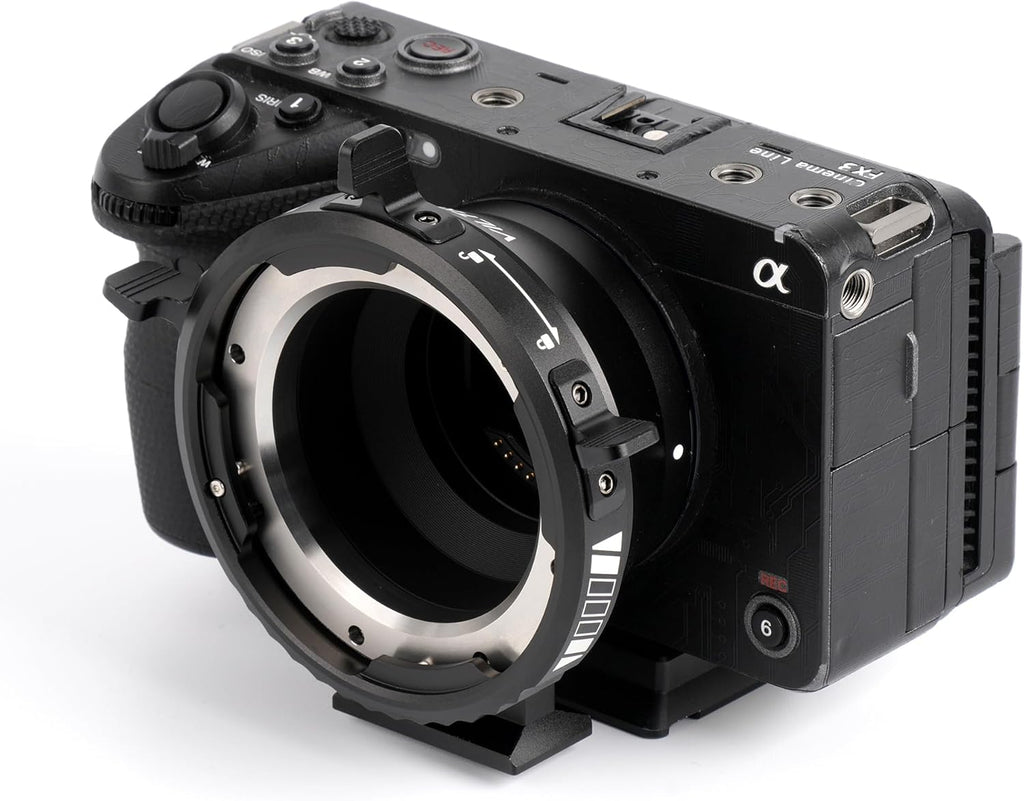 VILTROX PL-E Lens Adapter Mount Converter with Rotary Lock Compatible with PL Lens to E/NEX Mount Cameras A7S3, FS7, FS5, FX9, A7R4, R3 and More