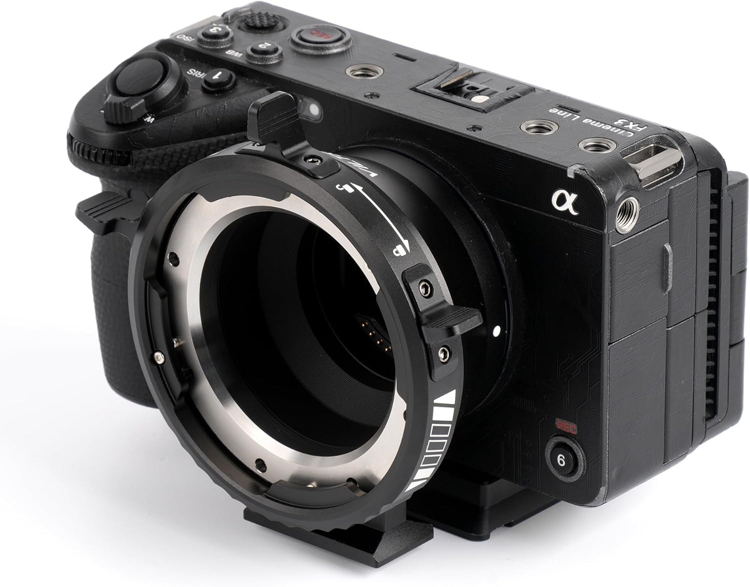 VILTROX PL-E Lens Adapter Mount Converter with Rotary Lock Compatible with PL Lens to E/NEX Mount Cameras A7S3, FS7, FS5, FX9, A7R4, R3 and More