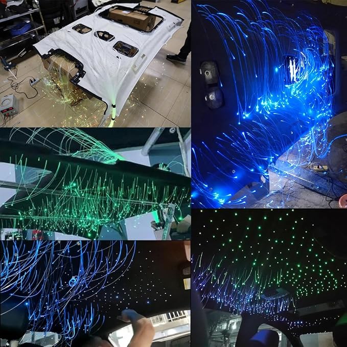 AKEPO End Glow Fiber Optic Light Cable 550pcs*13.1ft*Ф0.03in/0.75mm, PMMA - Image 6