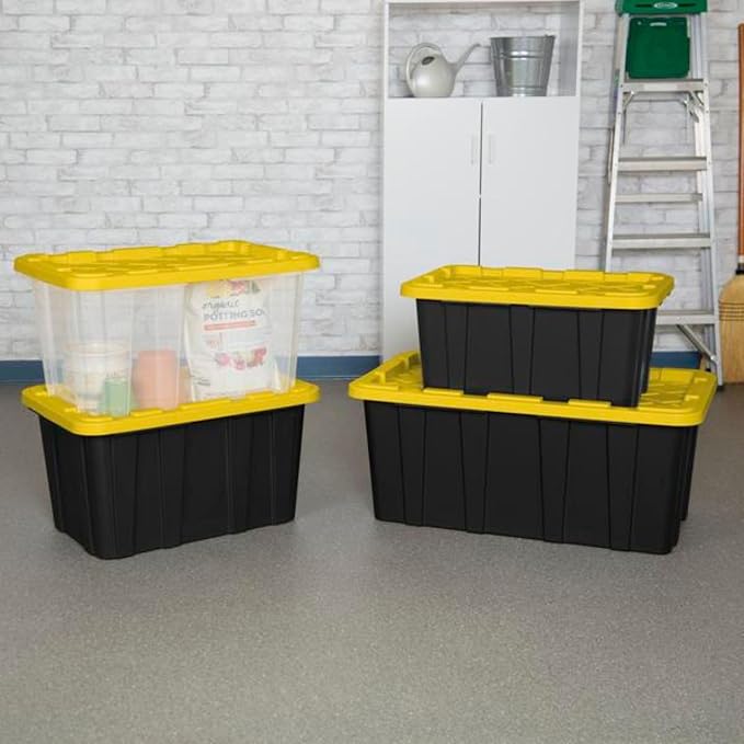 Sterilite 16-Pack Industrial Tote, Plastic Storage Container Bins - Image 8