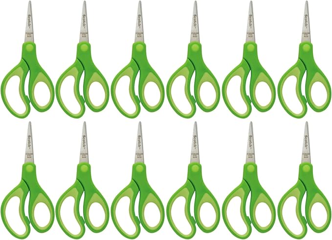 Scotch 5" Soft Touch Pointed Tip Kids Scissors, All-Purpose Scissors - Image 3