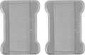 WUOJI Universal Phone Grip for Smartphones - Phone Holder for Hand - Wireless Charging Compatible (Silver) - 2Pack