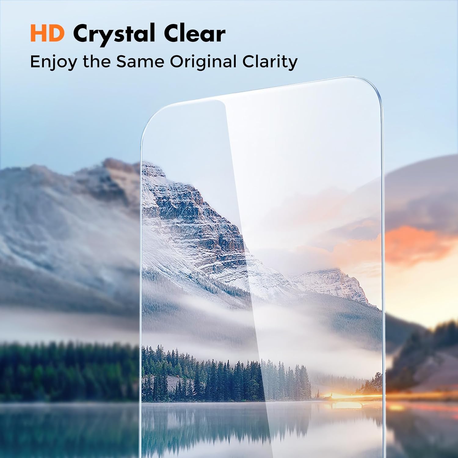 UNBREAKcable 2-Pack Screen Protector for iPhone 15 Plus, Double Shatterproof Tempered Glass [Easy Installation Frame] [9H Hardness] [99.99% HD Clear] [Case Friendly] for iPhone 6.7 inch