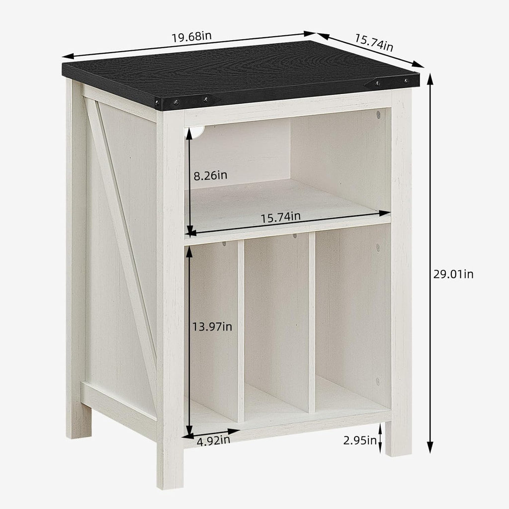 Record Player Stand with Vinyl Record Storage,White Record Player Table Holds up to 160 Albums,Large Wood Turntable Stand Cabinet Dispaly Shelf for Living Room,Bedroom,Office