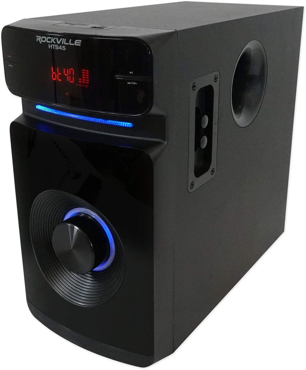 Rockville HTS45 800w 5.1 Channel Home Theater Audio System, Bluetooth Connectivity, USB/SD Playback, Wall-Mountable Speakers, for Home Entertainment