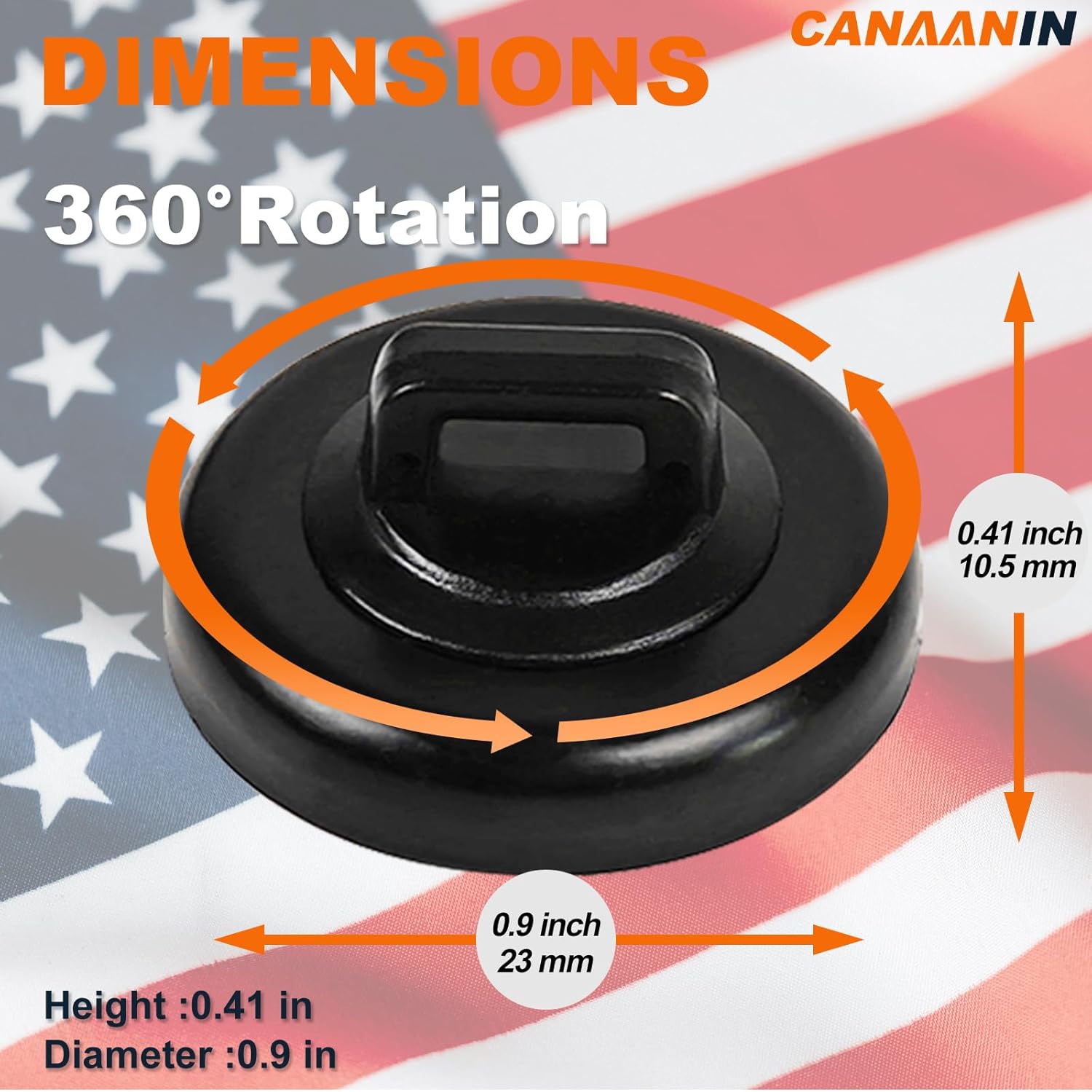 Magnet Zip Tie Mount Clips Magnetic Zip Ties Mount Base Holder Strong Wire Cable Holder Mount Wire Clips Management for Home Office Marine Electrical Wiring (D23 10Pcs)