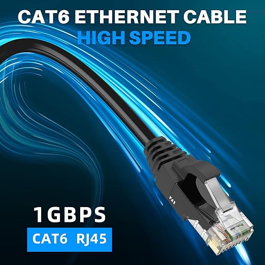 Adoreen Cat 6 Ethernet Cable 2 Ft-3 Pack, High Speed Short Patch Cables Network - Image 4