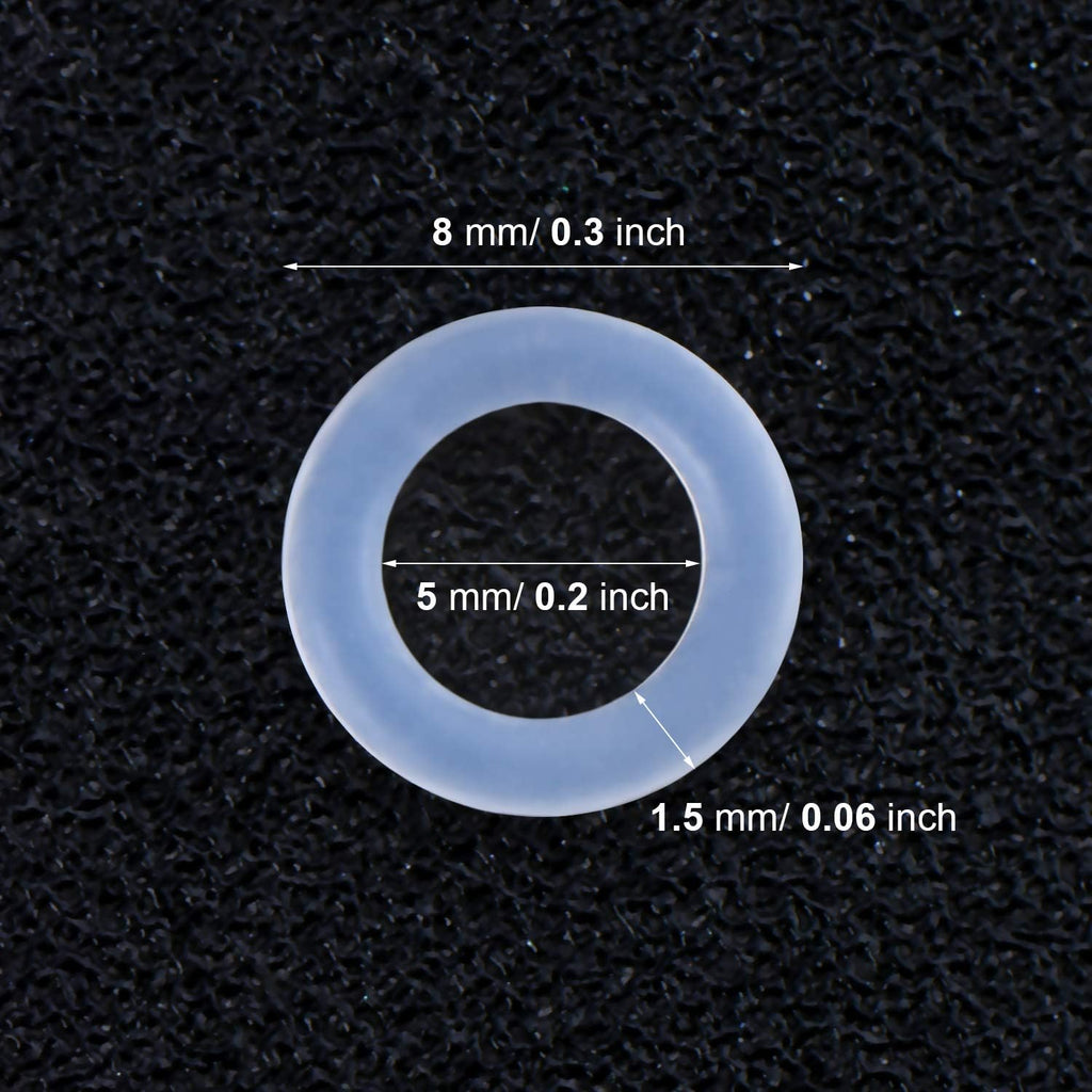Keyboard Puller Keycap Removal Tool and 200 Pcs Rubber O-Ring Dampeners Plumbing Rubber O-Ring Seal for Switch and Mechanical Keyboard