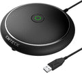 CMTECK Conference USB Microphone, Computer Desktop Mic with Mute Function, Omnidirectional Condenser PC Mic for Video,Streaming, Skype, Plug & Play Compatible with MacOS X Windows (No Speaker)