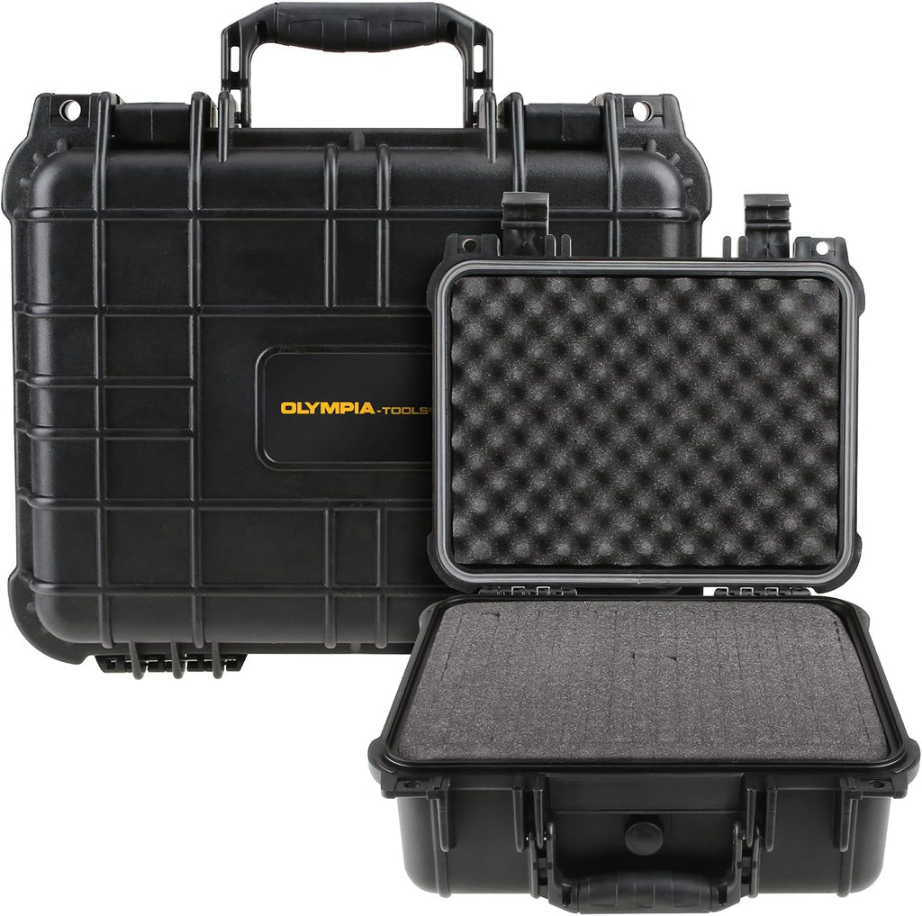 Olympia 13.47" Waterproof Hard Case with DIY Customizable Foam, Fit use of Gear, Equiment, Camera and so on