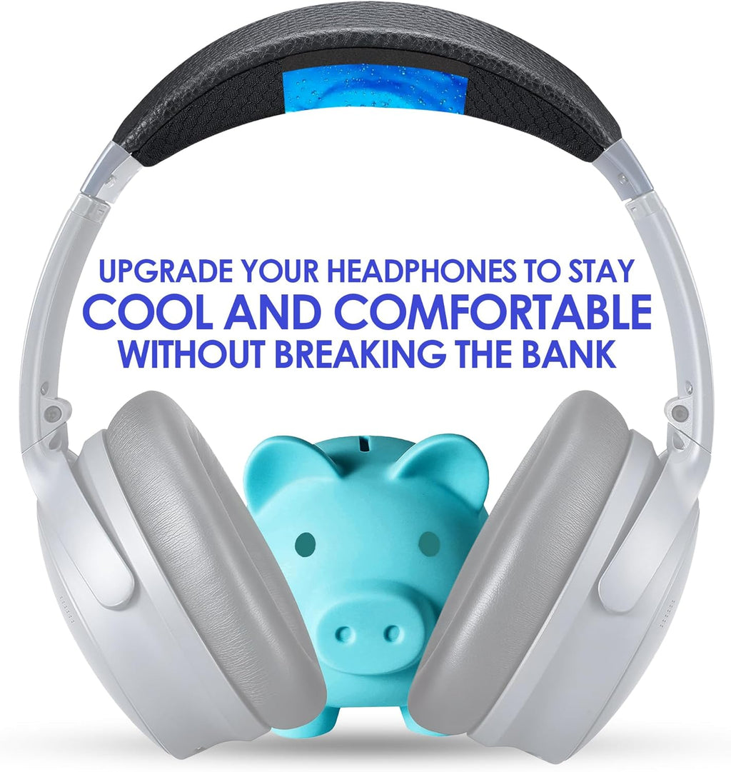 quietcomfort QC35 ii QC35 cool gel headband cushion cover. Compatible with Bose QuietComfort 2023 QC45 QC35 QC35 II QCSE Headphones. Easy DIY Fit | COOLING GEL | EXTRA THICK