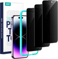ESR 3 Pack for iPhone 14 Pro Max Privacy Screen Protector, Anti-spy Tempered-Glass Privacy Screen Protector, Micro-curved Edges, Case Friendly
