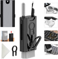 8 in 1 Electronic Cleaning kit - Keyboard Cleaner, Keyboard Cleaning Kit, Laptop Cleaner, Laptop Cleaning Kit, Electronic Cleaner Kit for Airpods Pro/Laptop/Phone(Give Away a Flannel Cloth) Black
