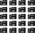 Micro Center 32GB Class 10 Micro SDHC Flash Memory Card 20 Pack with Adapter for Mobile Device Storage Phone, Tablet, Drone & Full HD Video Recording - 80MB/s UHS-I, C10, U1 (20 Pack)